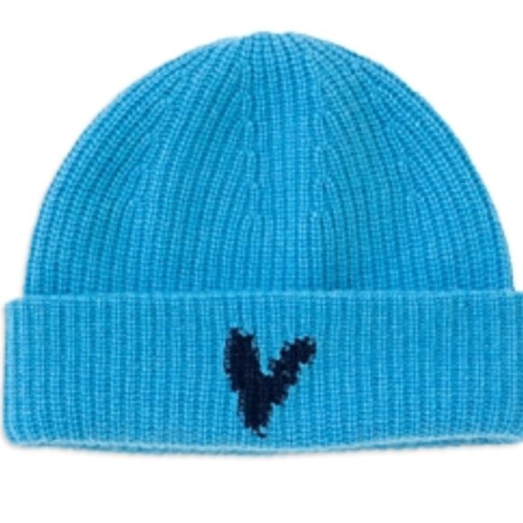 Kerri Rosenthal Hidden Heart Cashmere Beanie - Picture 1 of 5